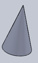 The front view of the below given cone - option a
