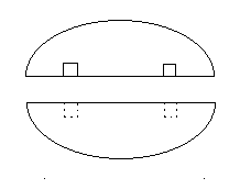 The given figure illustrates a split pattern type in pattern making process
