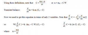 Bioprocess Engineering Questions and Answers - Solving Unsteady - State Mass Balances -q2-2