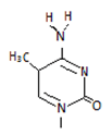 The following is the prototype of a correctly methylated base - option a