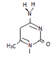 The following is the prototype of a correctly methylated base - option c
