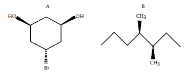 The following compound(s) is/are chiral is Only B