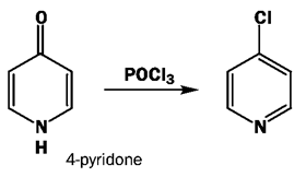 The reaction starts by attack of the oxygen atom at phosphorus to create a leaving group