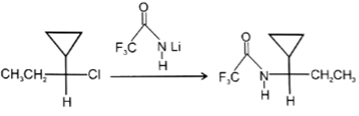 The following reaction is not possible at aliphatic chlorine atom - option c