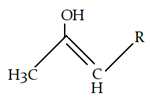 The product for the given reaction adjacent carbonyl group - option b