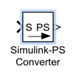 Block converting a simulink signal to a physical signal