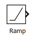 The ramp function starts at user specified time