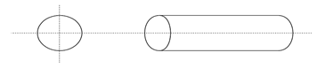 Minimum views required for describing the shape are Two in given figure