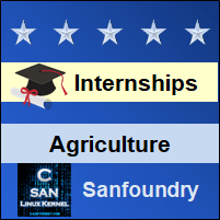 Bangalore Internships - Agricultural Engineering