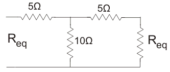 The value of resistance, Req is 11.18 Ω in the circuit