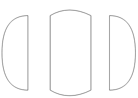The below baffle arrangement is Double Segmental using two segments