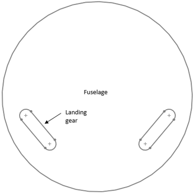 Gear retraction in the Fuselage