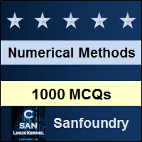 Numerical Methods Questions and Answers