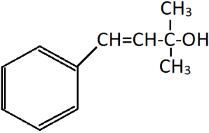 The classification for compound is Allylic alcohol attached to C next to a C-C double bond