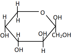 β-D-(-)-fructopyranose compound from Haworth projection of pyranose structure of fructose