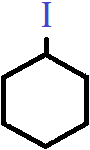 The secondary haloalkane cyclohexyl iodide compound
