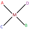 Third trans isomer of square planar complex [MABCD] - option b