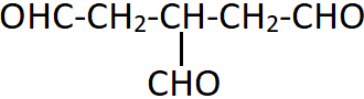 Propane-1,2,3-tricarbaldehyde the IUPAC name of the compound