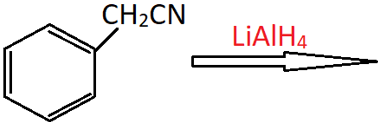 The product of reaction 2-Phenylethan-1-amine when Benzyl cyanide reacts with LiAlH4