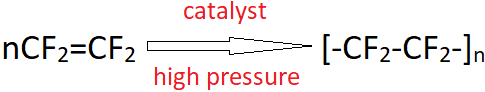 Suitable catalyst for reaction persulphate which is addition polymerisation