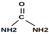 The compound in the given figure is urea made of the monomers of bauxite & beetle