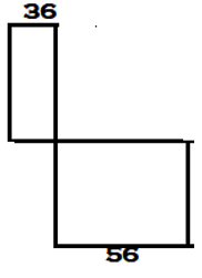 The following is correct shear force diagram for member AB for the given frame - option d