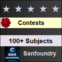 Sanfoundry Certification Contests