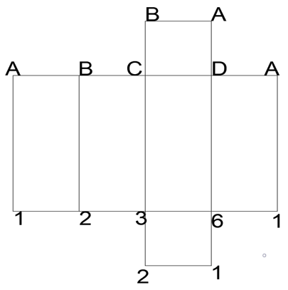 The method used for following development of a square prism is parallel line development