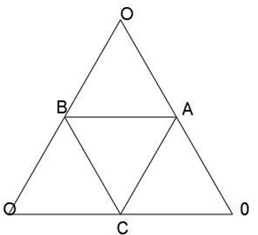 Development method for development of triangular pyramid is triangulation development