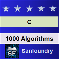 C Algorithms, Problems & Programming Examples