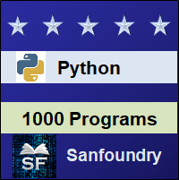 Python Programming Examples - Searching & Sorting