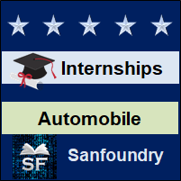 Automobile Engineering Internship