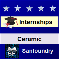 Ceramics and Cement Technology Internship