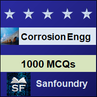 Corrosion Engineering MCQ - Multiple Choice Questions and Answers