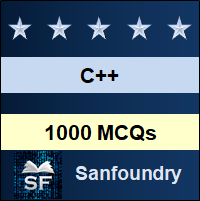 C++ MCQ - Multiple Choice Questions and Answers