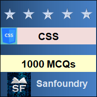 CSS MCQ - Multiple Choice Questions and Answers