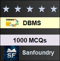 Database Management System MCQ - Multiple Choice Questions and Answers