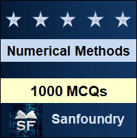Numerical Methods MCQ - Multiple Choice Questions and Answers