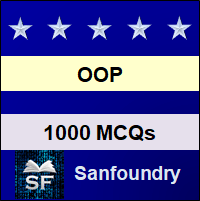Object Oriented Programming MCQ - Multiple Choice Questions and Answers