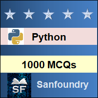 Python MCQ - Multiple Choice Questions and Answers