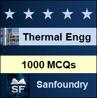 Thermal Engineering MCQ - Multiple Choice Questions and Answers