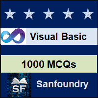 Visual Basic MCQ - Multiple Choice Questions and Answers