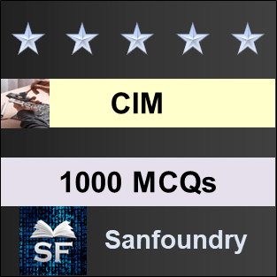 Computer Integrated Manufacturing MCQ - Multiple Choice Questions and Answers