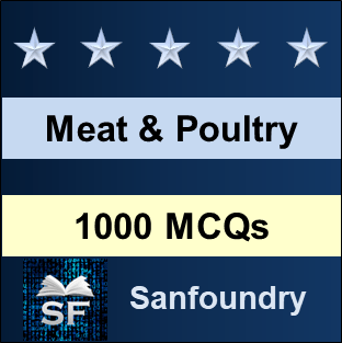 Meat and Poultry Products Processing MCQ - Multiple Choice Questions and Answers