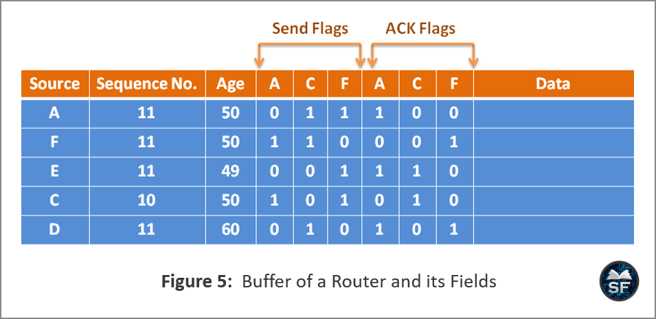 Buffer of a Router and its Fields